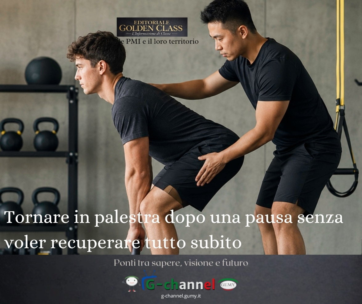 Tornare in palestra dopo una pausa senza voler recuperare tutto subito